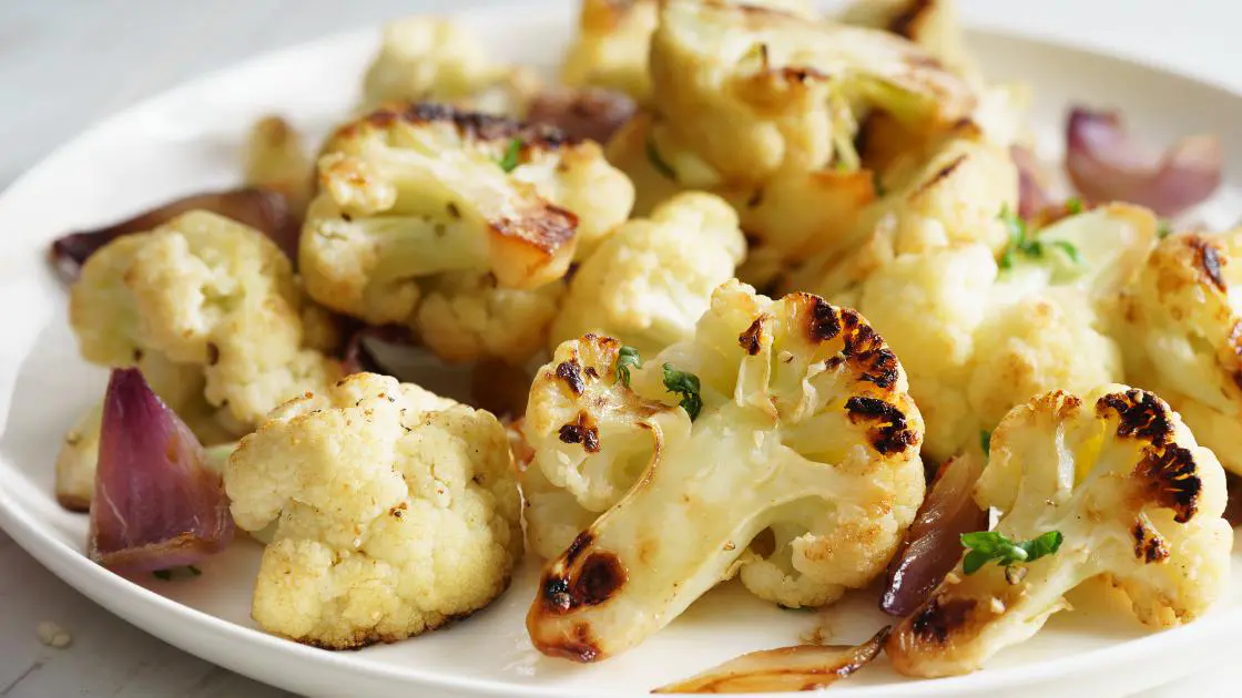 air fryer roasted cauliflower