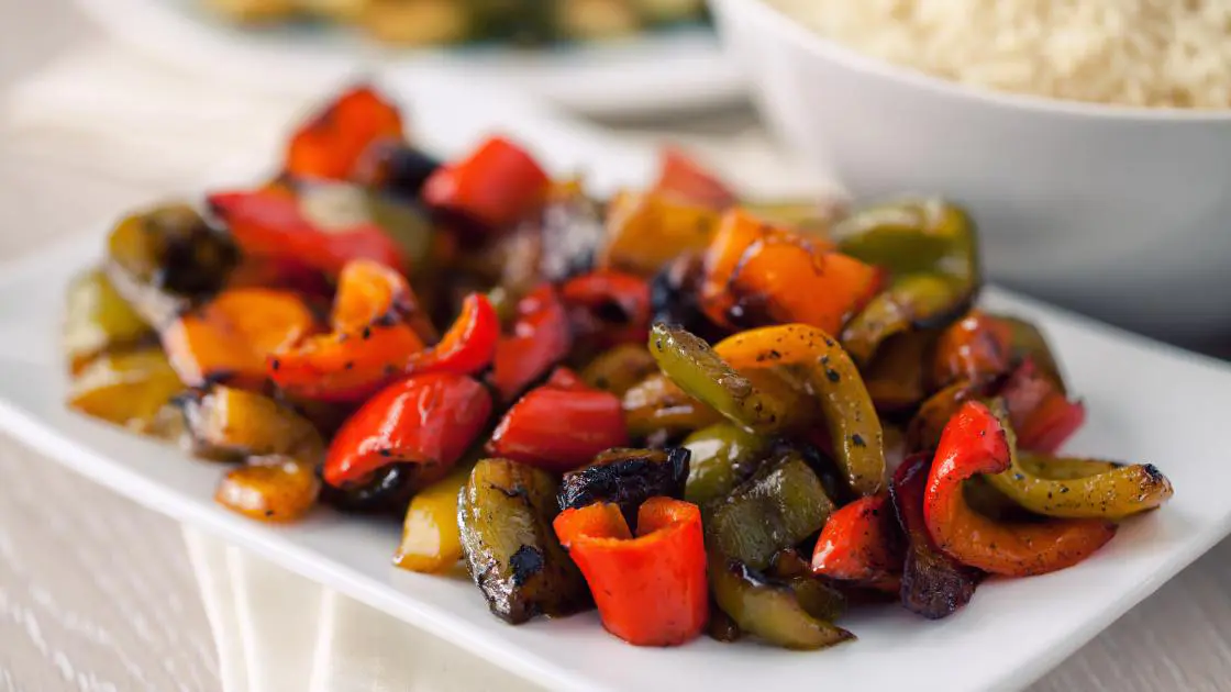 air fryer roasted peppers