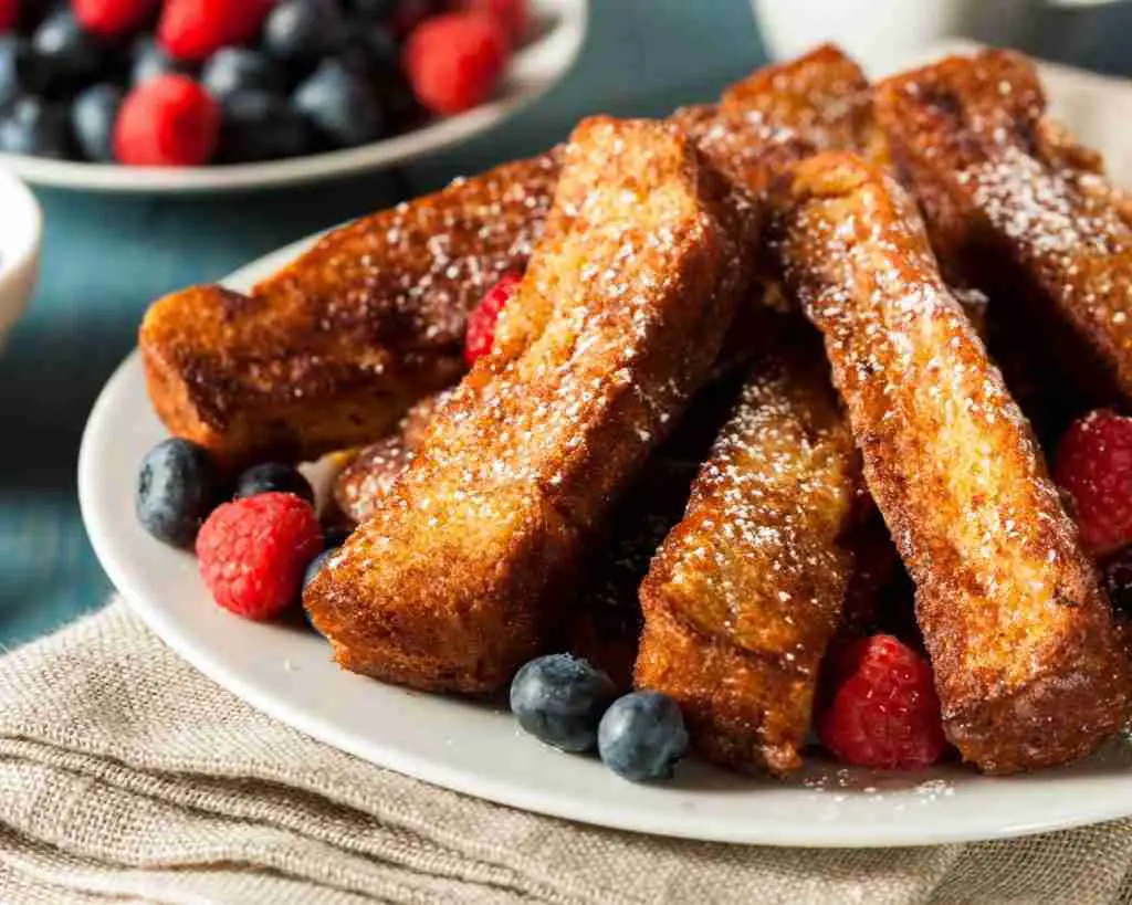 air fryer french toast fingers
