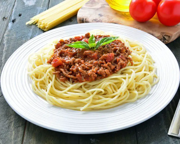 air fryer spaghetti bolognese