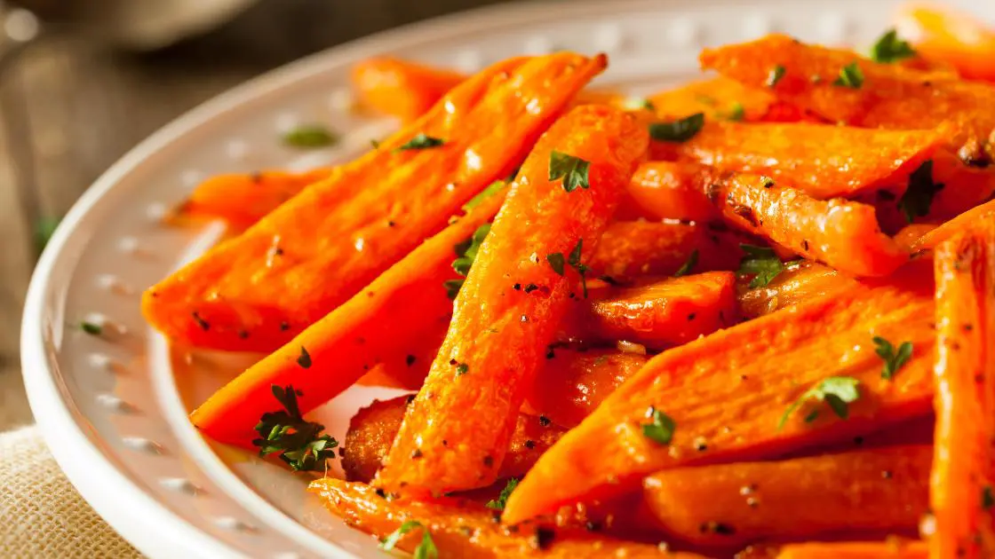 savoury carrots with herbs