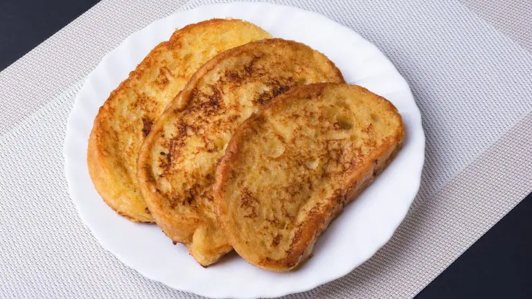 Slices of Air fryer fried bread