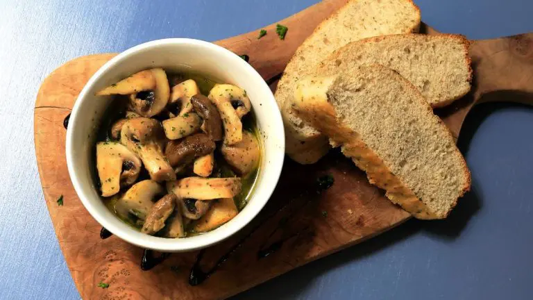 Air Fryer Garlic Mushrooms