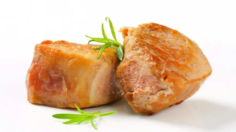 Air Fryer Cajun Pork Medallions On A White Background